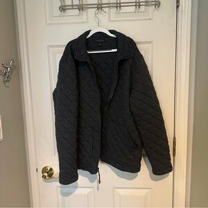 Banana Republic Charcoal Quilted Jacket